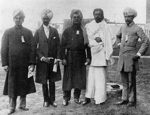 Swami Vivekanada with Other Indian Representatives